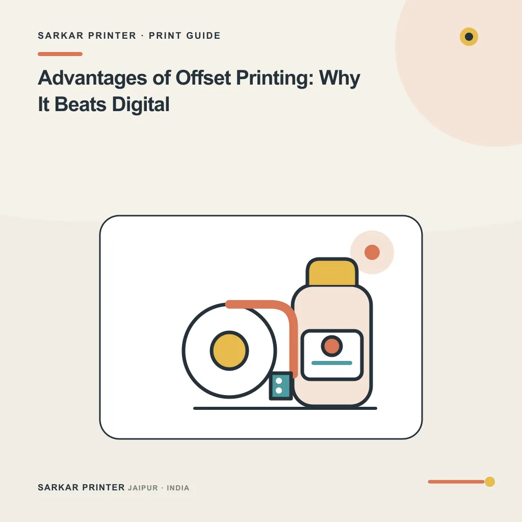 Concept visual for Advantages of Offset Printing: Why It Beats Digital