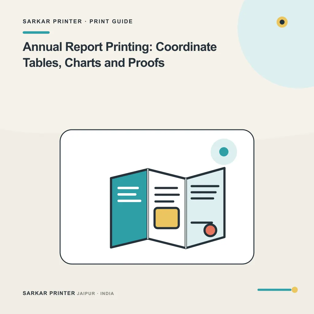 Illustrated cover for Annual Report Printing: Coordinate Tables, Charts and Proofs
