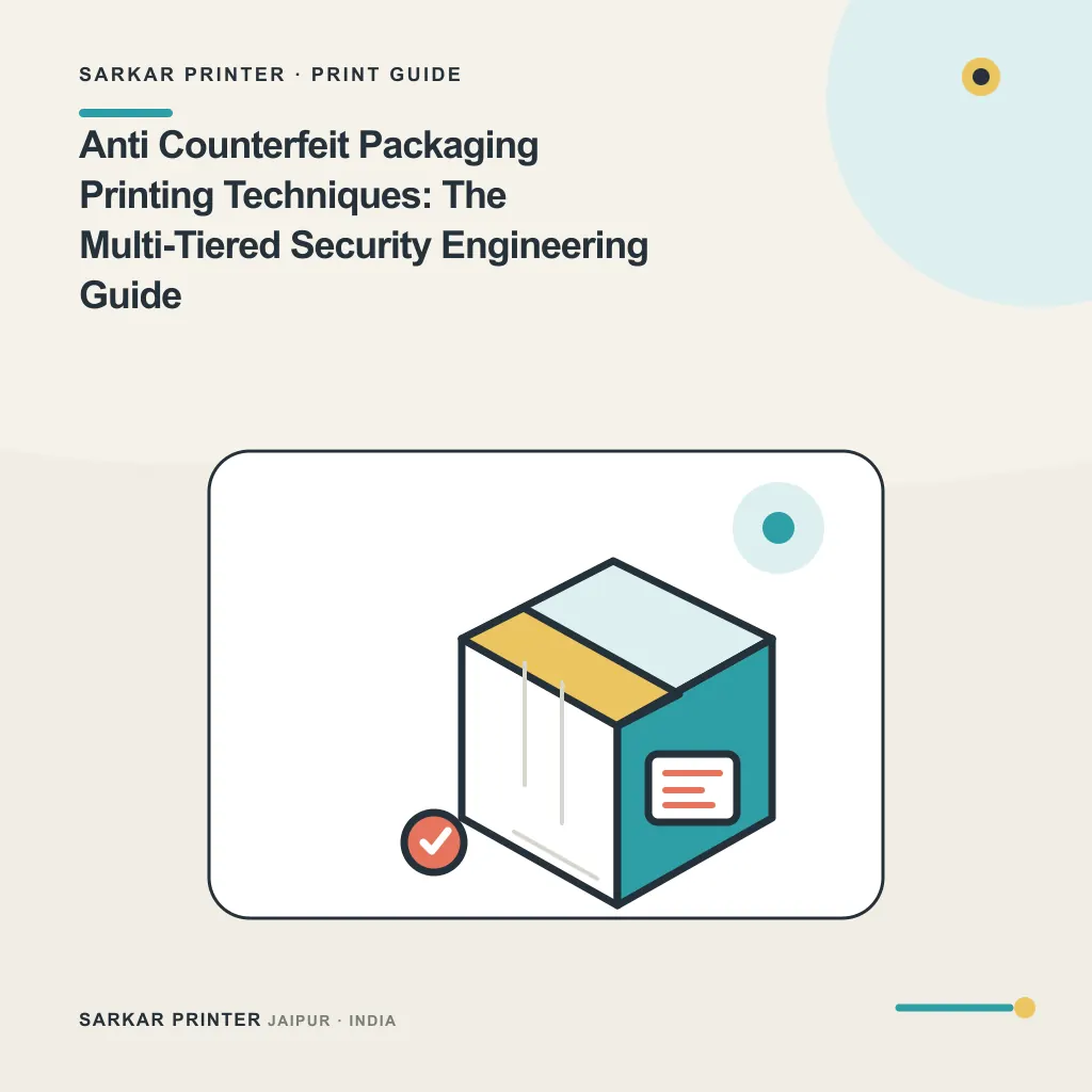 Concept visual for Anti Counterfeit Packaging Printing Techniques: The Multi-Tiered Security Engineering Guide