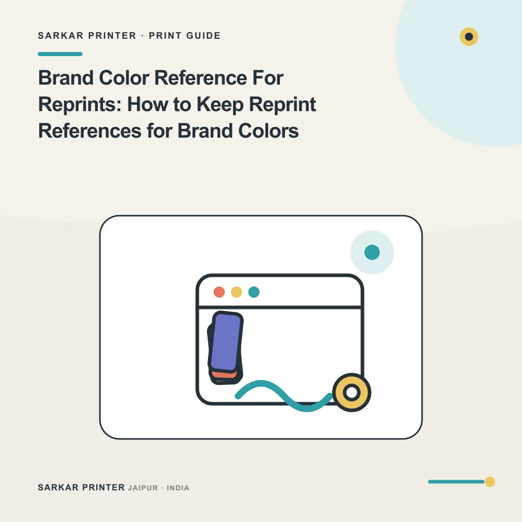 Illustrated cover for Brand Color Reference For Reprints: How to Keep Reprint References for Brand Colors