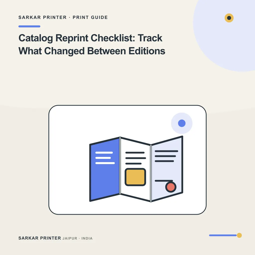 Illustrated cover for Catalog Reprint Checklist: Track What Changed Between Editions