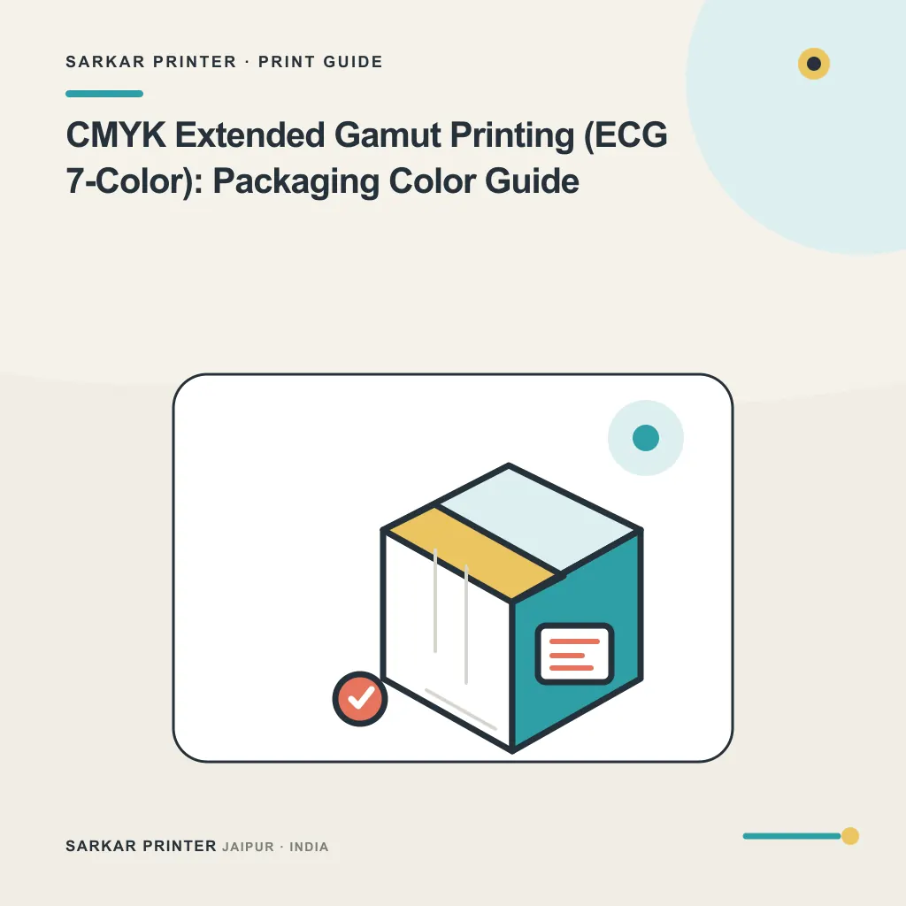 Concept visual for CMYK Extended Gamut Printing (ECG 7-Color): Packaging Color Guide