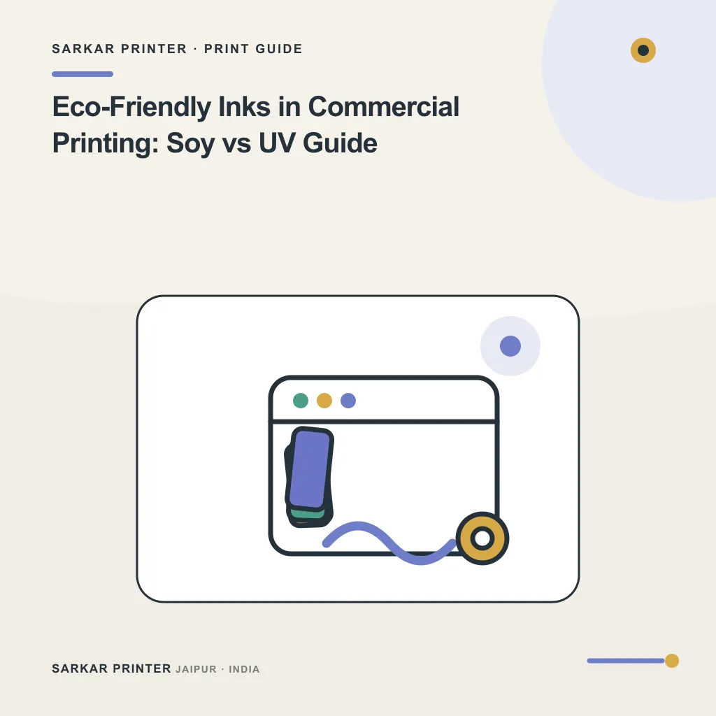 Concept visual for Eco-Friendly Inks in Commercial Printing: Soy vs UV Guide