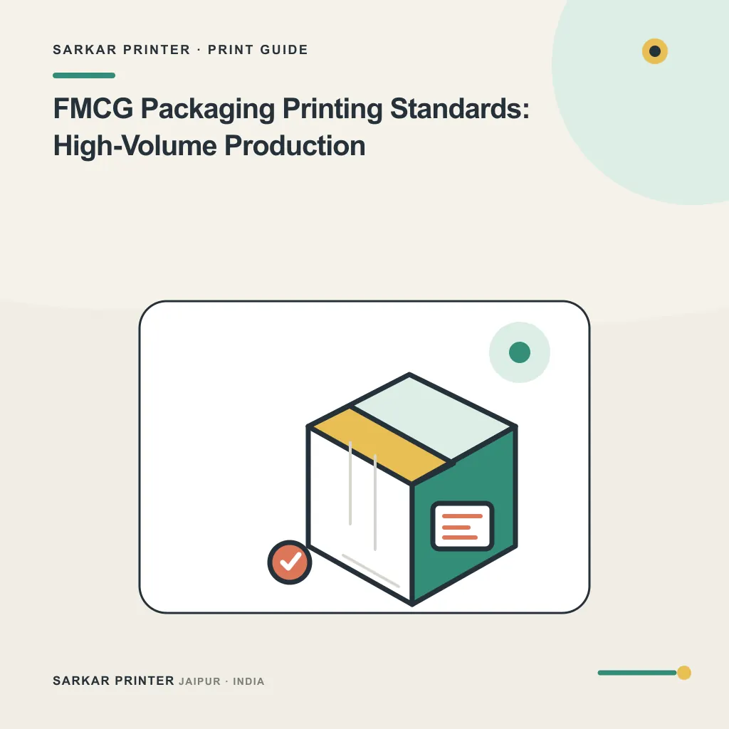 Concept visual for FMCG Packaging Printing Standards: High-Volume Production