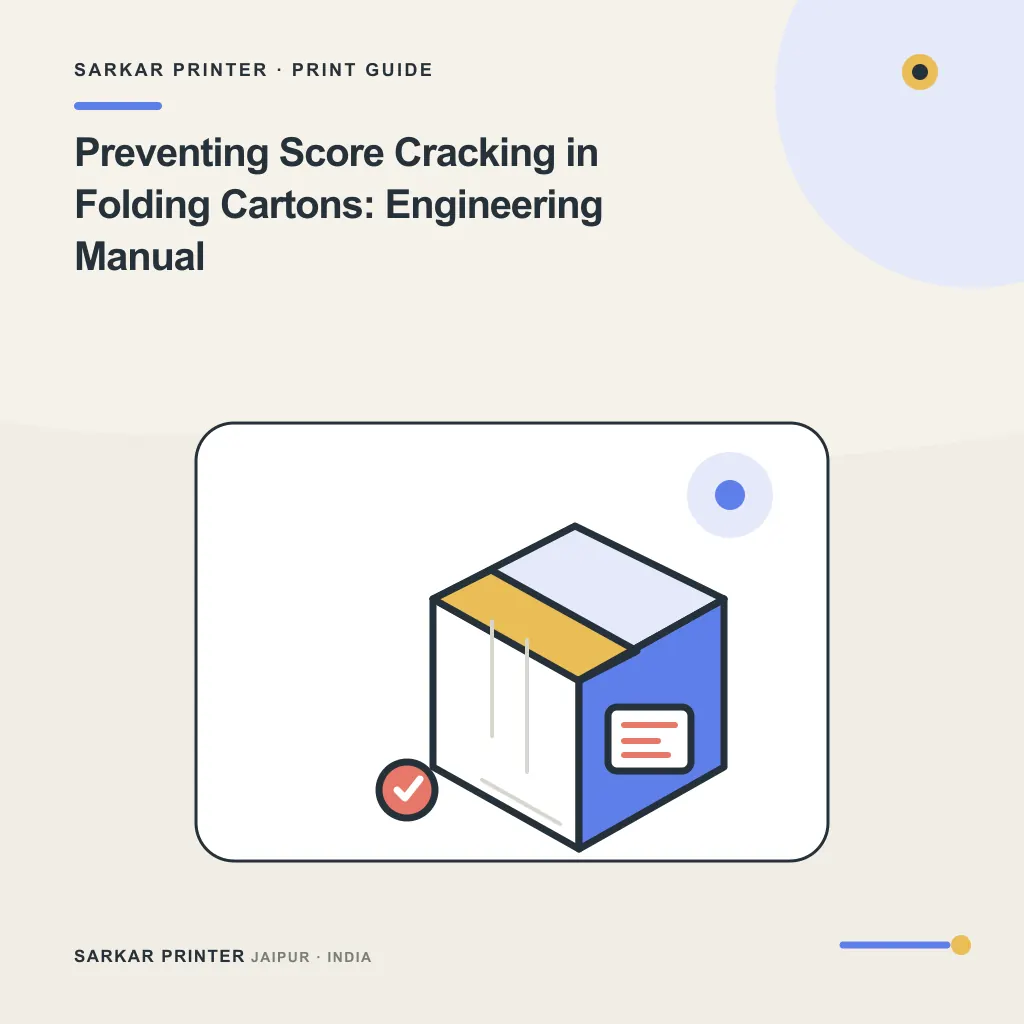 Concept visual for Preventing Score Cracking in Folding Cartons: Engineering Manual