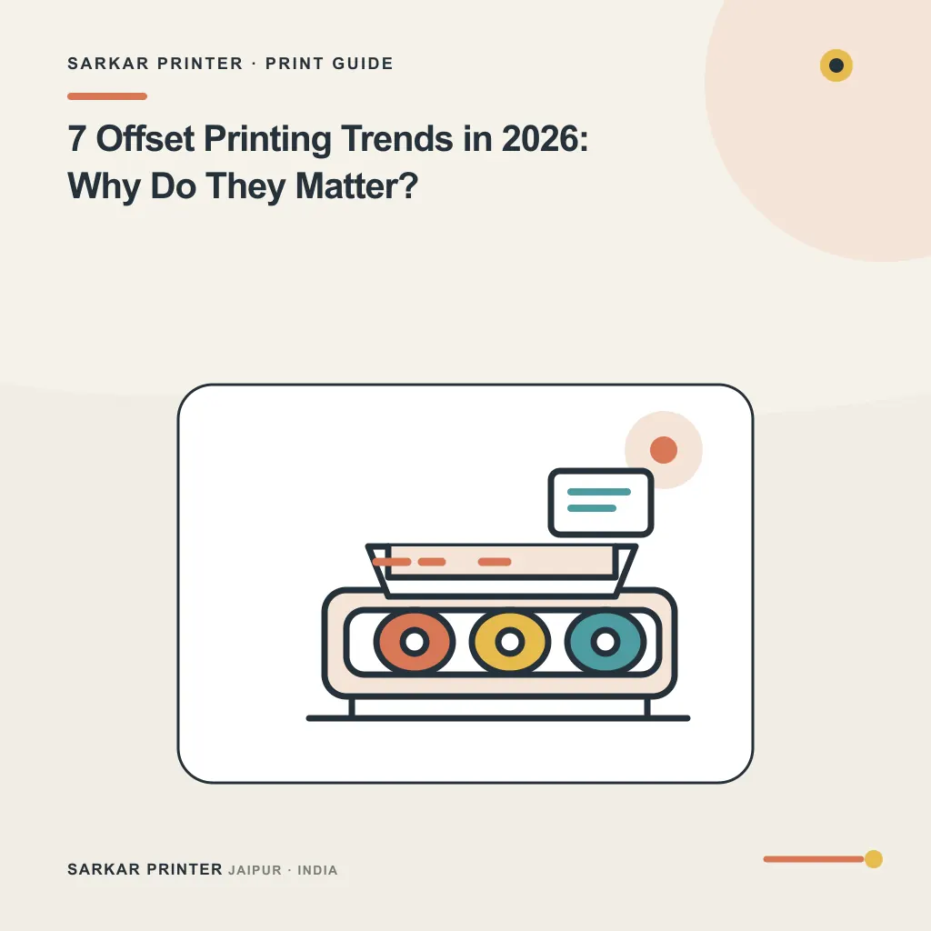 Concept visual for 7 Offset Printing Trends in 2026: Why Do They Matter?
