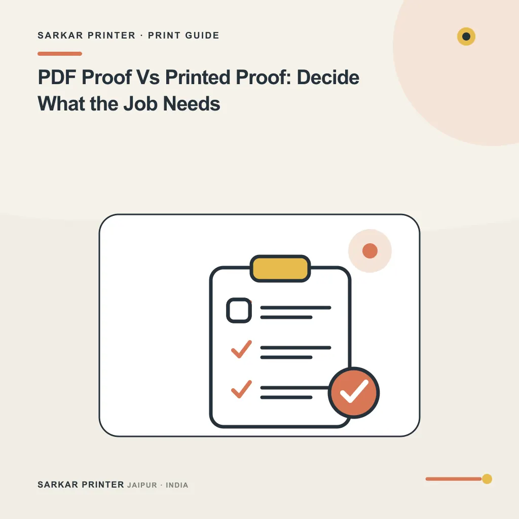 Illustrated cover for PDF Proof Vs Printed Proof: Decide What the Job Needs