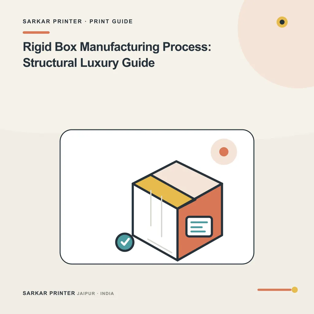 Concept visual for Rigid Box Manufacturing Process: Structural Luxury Guide