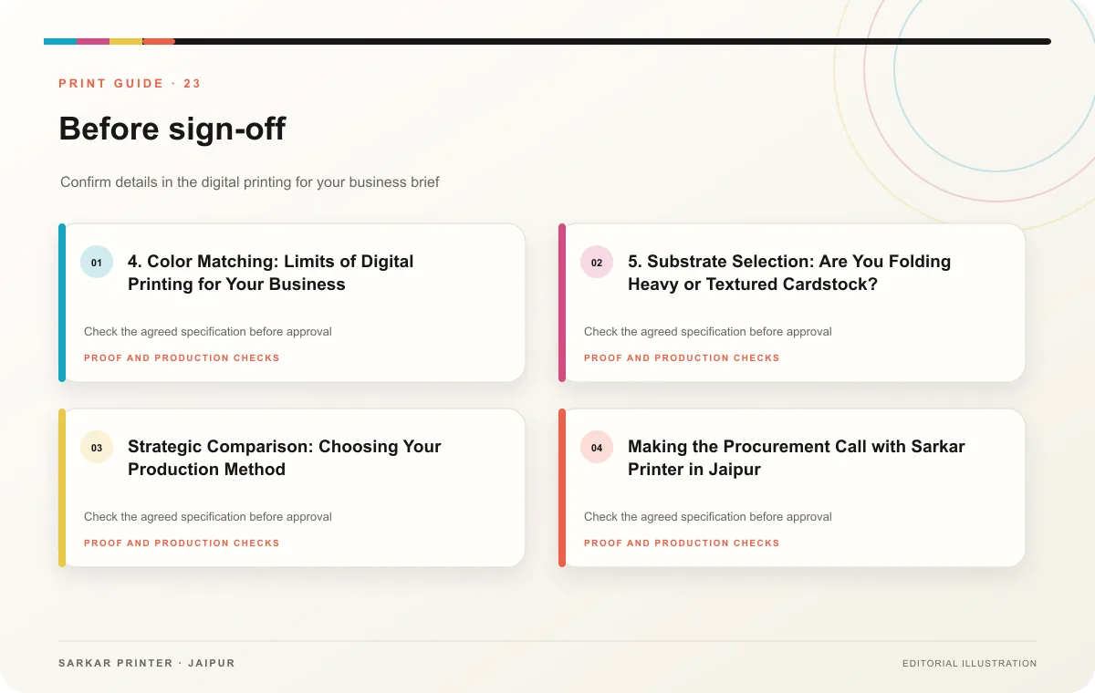 Proof to print workflow infographic for Is Digital Printing for Your Business Best? [5 Tips]