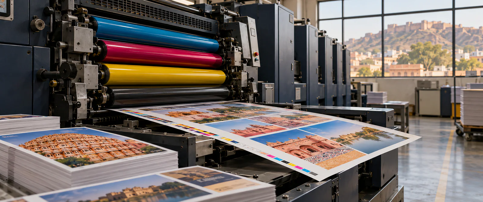 Concept visual for Commercial Offset Printing in Jaipur