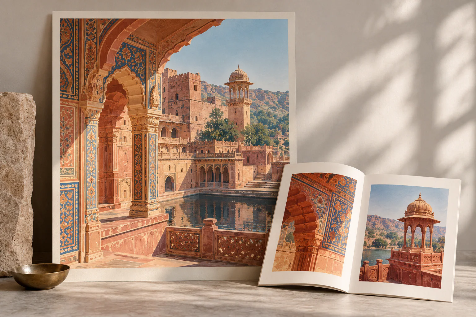 Concept visual for Printing Press in Bundi