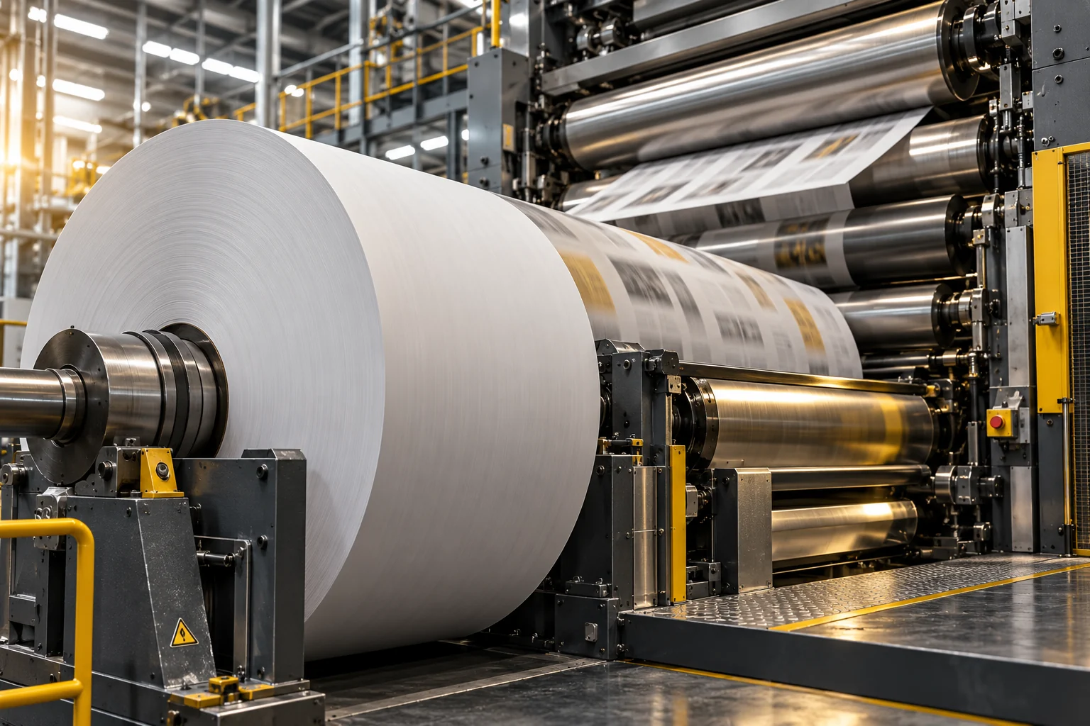 Concept visual for Web Offset Printing Enquiries in Jaipur | High-Volume Print
